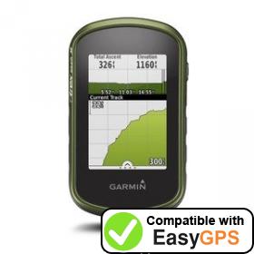 Download your Garmin eTrex Touch 35 waypoints and tracklogs for free with EasyGPS