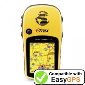 Download your Garmin eTrex Venture Cx waypoints and tracklogs for free with EasyGPS