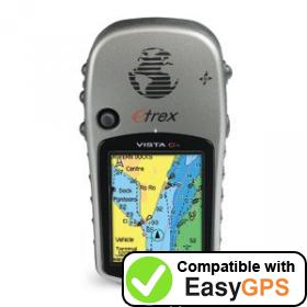 Download your Garmin eTrex Vista Cx waypoints and tracklogs for free with EasyGPS