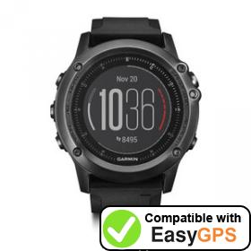 Download your Garmin fēnix 3 Sapphire HR waypoints and tracklogs for free with EasyGPS