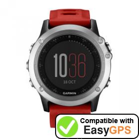 Download your Garmin fēnix 3 waypoints and tracklogs for free with EasyGPS