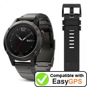 Download your Garmin fēnix 5 waypoints and tracklogs for free with EasyGPS