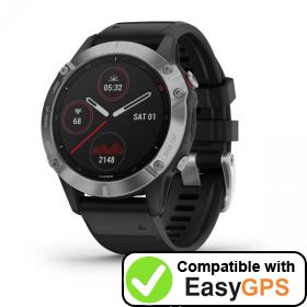 Download your Garmin fēnix 6 waypoints and tracklogs for free with EasyGPS