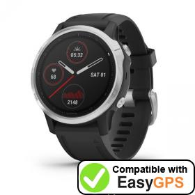 Download your Garmin fēnix 6S waypoints and tracklogs for free with EasyGPS