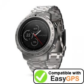 Download your Garmin fēnix Chronos waypoints and tracklogs for free with EasyGPS