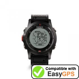 Download your Garmin fēnix waypoints and tracklogs for free with EasyGPS