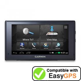 Download your Garmin fleet 670 waypoints and tracklogs for free with EasyGPS