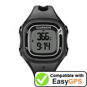 Download your Garmin Forerunner 10 waypoints and tracklogs for free with EasyGPS