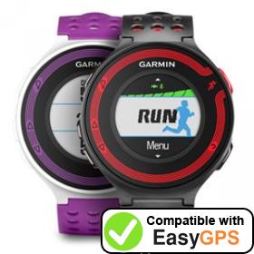 Download your Garmin Forerunner 220 waypoints and tracklogs for free with EasyGPS