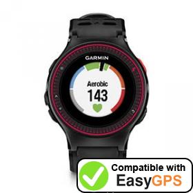 Download your Garmin Forerunner 225 waypoints and tracklogs for free with EasyGPS