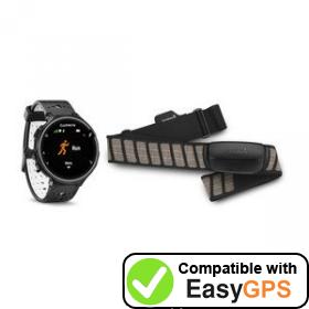 Download your Garmin Forerunner 230 waypoints and tracklogs for free with EasyGPS