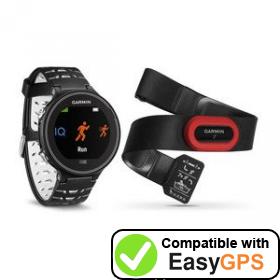 Download your Garmin Forerunner 630 waypoints and tracklogs for free with EasyGPS