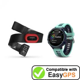 Download your Garmin Forerunner 735XT waypoints and tracklogs for free with EasyGPS