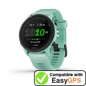 Download your Garmin Forerunner 745 waypoints and tracklogs for free with EasyGPS