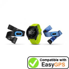 Download your Garmin Forerunner 935 waypoints and tracklogs for free with EasyGPS