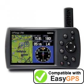 Download your Garmin GPSMAP 296 waypoints and tracklogs for free with EasyGPS