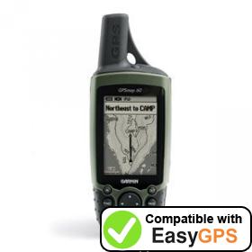 Download your Garmin GPSMAP 60 waypoints and tracklogs for free with EasyGPS