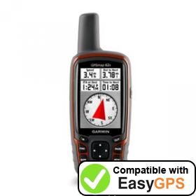 Download your Garmin GPSMAP 62s waypoints and tracklogs for free with EasyGPS