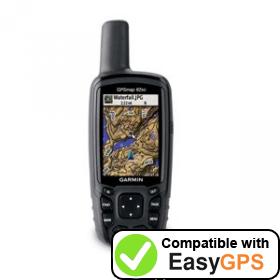 Download your Garmin GPSMAP 62sc waypoints and tracklogs for free with EasyGPS