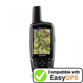 Download your Garmin GPSMAP 62st waypoints and tracklogs for free with EasyGPS