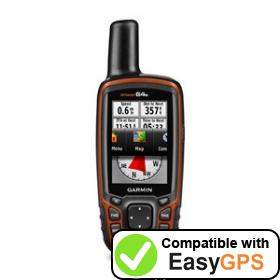 Download your Garmin GPSMAP 64s waypoints and tracklogs for free with EasyGPS