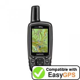 Download your Garmin GPSMAP 64st waypoints and tracklogs for free with EasyGPS