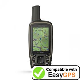 Download your Garmin GPSMAP 64sx waypoints and tracklogs for free with EasyGPS