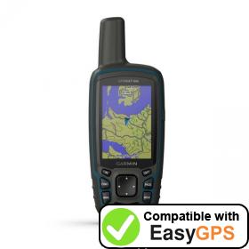 Download your Garmin GPSMAP 64x waypoints and tracklogs for free with EasyGPS