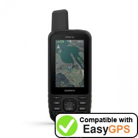 Download your Garmin GPSMAP 66s waypoints and tracklogs for free with EasyGPS