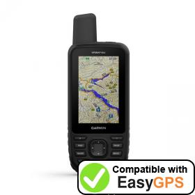 Download your Garmin GPSMAP 66st waypoints and tracklogs for free with EasyGPS