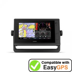 Download your Garmin GPSMAP 722 Plus waypoints and tracklogs for free with EasyGPS