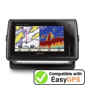 Download your Garmin GPSMAP 741xs waypoints and tracklogs for free with EasyGPS