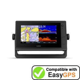 Download your Garmin GPSMAP 742xs Plus waypoints and tracklogs for free with EasyGPS