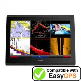 Download your Garmin GPSMAP 8617 MFD waypoints and tracklogs for free with EasyGPS