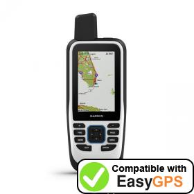 Download your Garmin GPSMAP 86s waypoints and tracklogs for free with EasyGPS