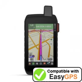 Download your Garmin Montana 700i waypoints and tracklogs for free with EasyGPS