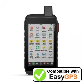 Download your Garmin Montana 750i waypoints and tracklogs for free with EasyGPS