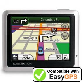 Download your Garmin nüvi 1250 waypoints and tracklogs for free with EasyGPS