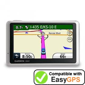 Download your Garmin nüvi 1300 waypoints and tracklogs for free with EasyGPS