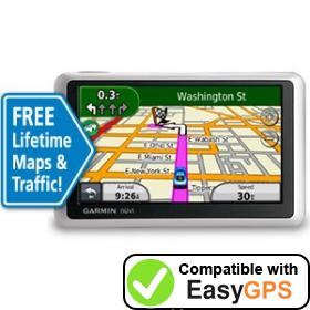 Download your Garmin nüvi 1350LMT waypoints and tracklogs for free with EasyGPS
