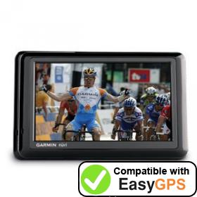 Download your Garmin nüvi 1490TV waypoints and tracklogs for free with EasyGPS