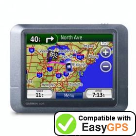 Download your Garmin nüvi 205 waypoints and tracklogs for free with EasyGPS