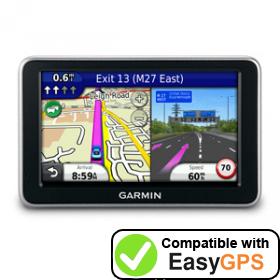 Download your Garmin nüvi 2440 waypoints and tracklogs for free with EasyGPS