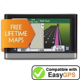 Download your Garmin nüvi 2447LM waypoints and tracklogs for free with EasyGPS