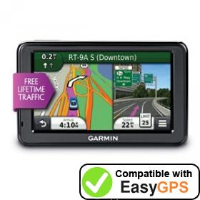 Download your Garmin nüvi 2455LT waypoints and tracklogs for free with EasyGPS