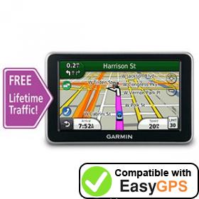 Download your Garmin nüvi 2460LT waypoints and tracklogs for free with EasyGPS