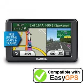 Download your Garmin nüvi 2495LMT waypoints and tracklogs for free with EasyGPS