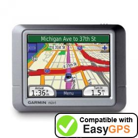 Download your Garmin nüvi 250 waypoints and tracklogs for free with EasyGPS
