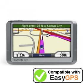 Download your Garmin nüvi 250W waypoints and tracklogs for free with EasyGPS