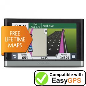 Download your Garmin nüvi 2547LM waypoints and tracklogs for free with EasyGPS
